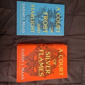 A Court of Frost and Starlight & A Court of Silver Flames Books